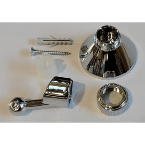 Supporto doccia orientabile cromato per camper