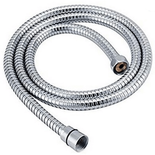 Tubo doccia cromato con attacco F 3/8 F1/2 per camper