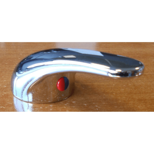 Maniglia rubinetto cromata in plastica per camper