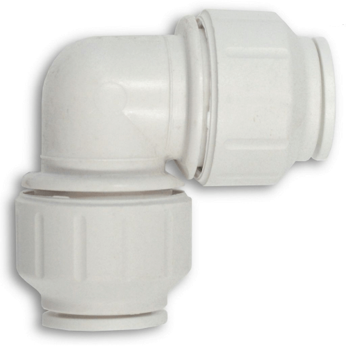 Intermedio a gomito per impianto acqua camper Ø15mm