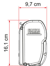 Carica l&#39;immagine nel visualizzatore di Gallery, Tendalino da parete Fiamma F45 Eagle

