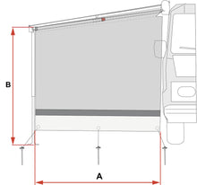 Carica l&#39;immagine nel visualizzatore di Gallery, Parete laterale Sun View Side Fiamma
