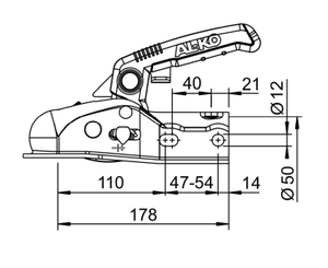 Al-Ko AK161 giunto a sfera con Soft Dock