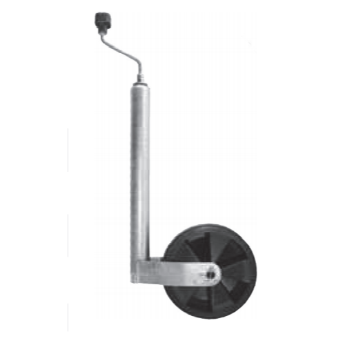 Ruotino d'appoggio Plus portata 150kg ruota in plastica