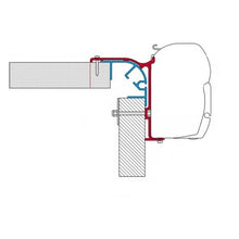 Carica l'immagine nel visualizzatore di Gallery, Kit Bailey MK 1 Staffa per tendalini Fiamma F45/F70
