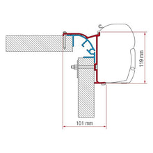Carica l'immagine nel visualizzatore di Gallery, Kit Bailey MK 2 staffa per tendalini Fiamma F45/F70
