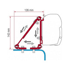 Carica l&#39;immagine nel visualizzatore di Gallery, Kit multi staffa per tendalini Fiamma F45/F70
