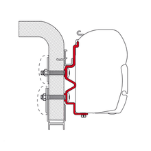 Carica l&#39;immagine nel visualizzatore di Gallery, Adapter montaggio verande Fiamma Hymercamp per tendalini Fiamma F45/F70
