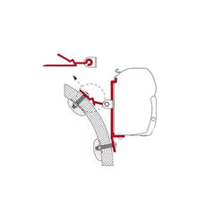 Carica l&#39;immagine nel visualizzatore di Gallery, Kit staffa tendalino Voyageur Adapter C-U Fiamma
