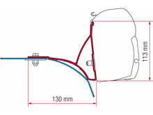 Carica l&#39;immagine nel visualizzatore di Gallery, Kit Fiamma Fiat Ducato with roof rack per tendalini F45/F70
