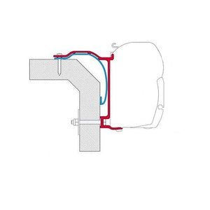 Kit montaggio tendalino Fiamma F45/F70 per Laika X 2008