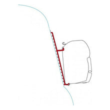 Carica l'immagine nel visualizzatore di Gallery, Kit fiberglass staffa per tendalini Fiamma F45/F70
