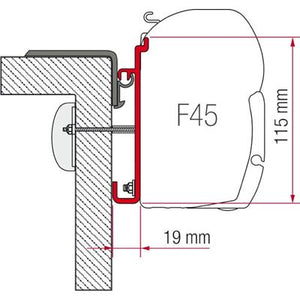 Kit montaggio tendalino Fiamma F45/F70 per Rapido 7 E 8