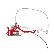 Carica l'immagine nel visualizzatore di Gallery, Kit Fiat Ducato H2 Citroen Jumper H2 Peugeot Boxer H2 Staffa per tendalini Fiamma F80s
