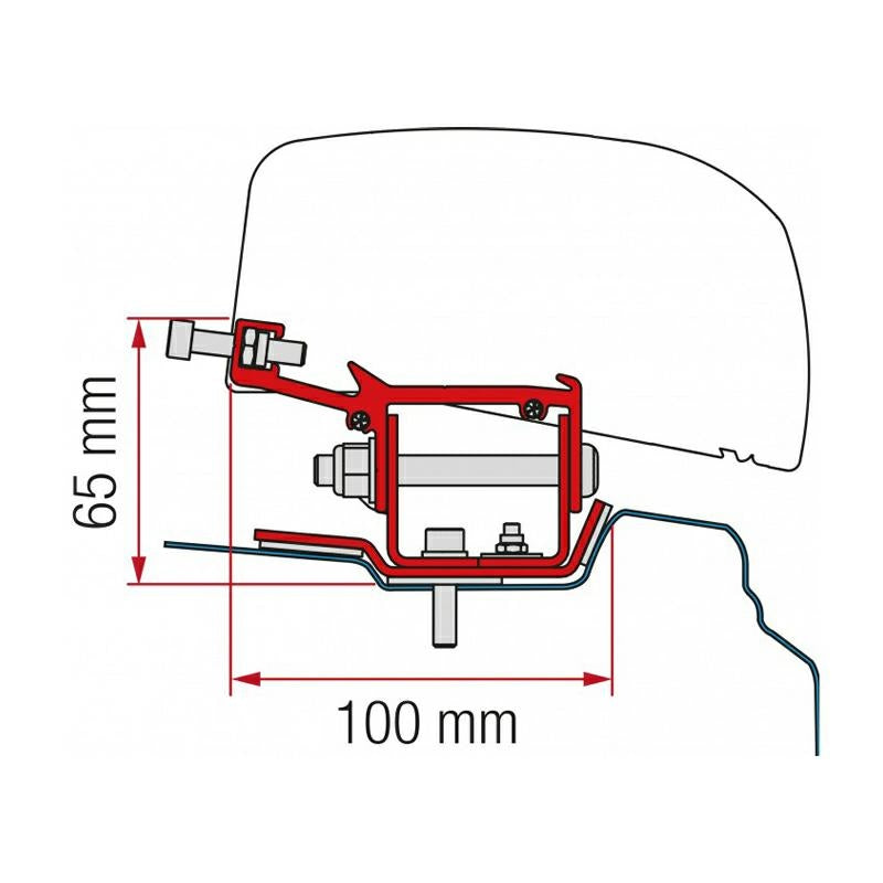 Kit Renault Trafic L1 staffa per tendalini Fiamma F40