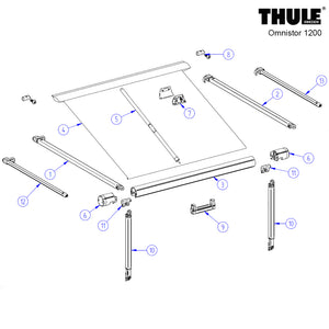 Ricambi tendalino a parete Thule Omnistor 1200