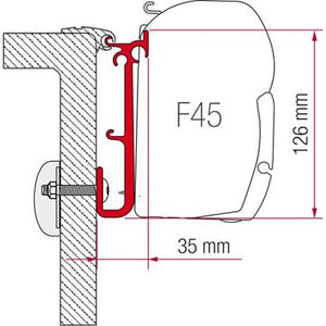 Kit Montaggio per tendalini Fiamma F45/F70 per Caravan