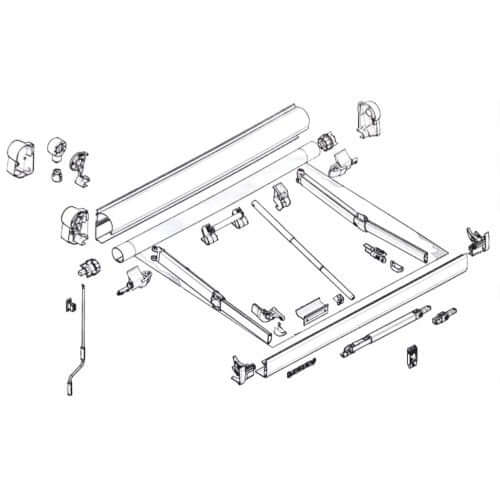 Ricambi tendalino Dometic PW1500 (ex Prostor P500)