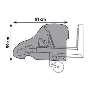 Copertura di protezione per giunti di carrelli e roulotte Lampa