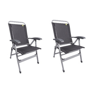 Coppia poltroncine con schienale alto ViaMondo - Sedia campeggio