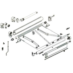 Ricambi tendalino Dometic PW1750 (ex Prostor P750)