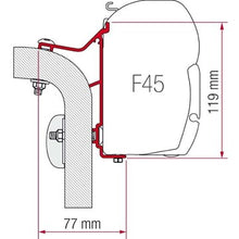 Carica l&#39;immagine nel visualizzatore di Gallery, Staffa Hymer VAN mt 4,5 per tendalini Fiamma F45/F70
