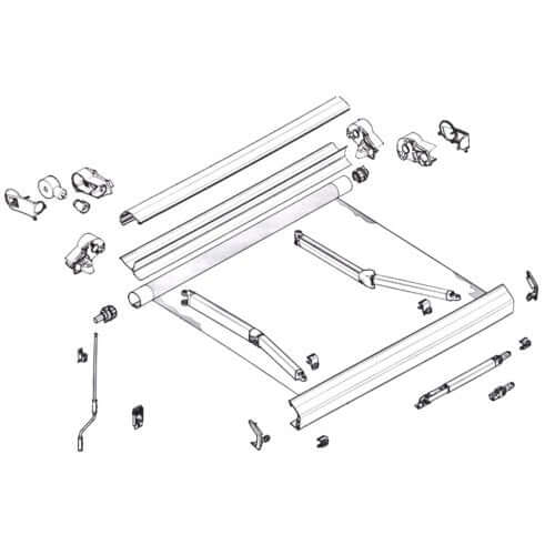 Ricambi tendalino Dometic PR2000 (ex Prostor P350)