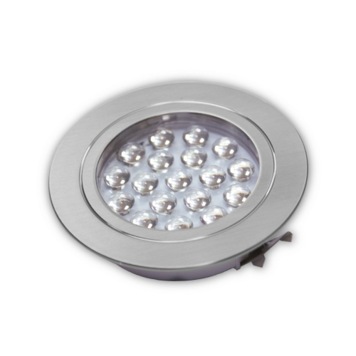 Spot da incasso 1,57W a LED in metallo per camper