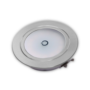 Spot a LED 1,2W da incasso con interruttore Touch per camper luce diffusa