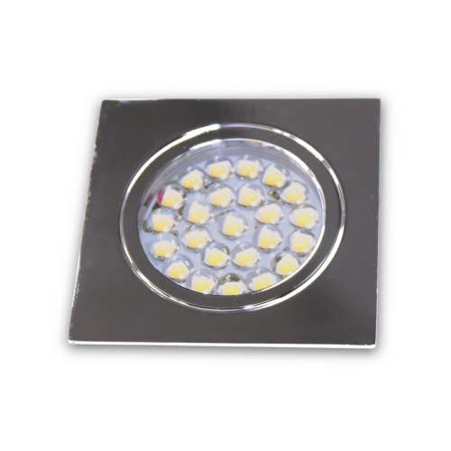 Spot a LED da incasso in metallo con interruttore Touch per camper