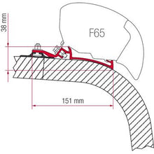 Carica l&#39;immagine nel visualizzatore di Gallery, Kit montaggio tendalino Fiamma F65/80 su Giottiline e Fendt
