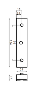 Kit completo maniglia per mobili V269
