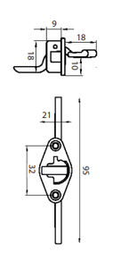 Kit completo maniglia per  mobile V1236
