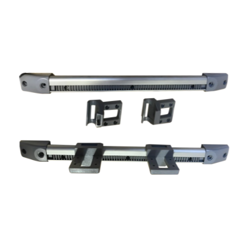 Guida tavolo di alluminio completo di fissaggio