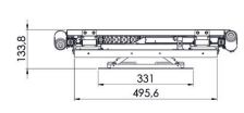 Supporto TV camper LCD elettrico saliscendi mod. 12533/A002/01/000