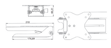 Carica l&#39;immagine nel visualizzatore di Gallery, Supporto TV camper LCD Mod.12590/0000/000
