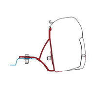 Carica l'immagine nel visualizzatore di Gallery, Kit Renault trafic/Opel vivaro/Nissan NV300/ Fiat talento staffa per tendalini Fiamma F45/F70
