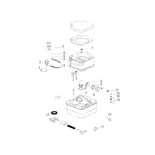 Carica l&#39;immagine nel visualizzatore di Gallery, Ricambi Porta Potti wc Thetford 335-345-365&lt;2011 scheda tecnica
