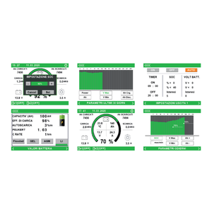 Display Touch a colori 3,5" BM35021 per la gestione batteria per camper