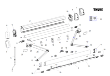 Carica l&#39;immagine nel visualizzatore di Gallery, Ricambi tendalino a parete Thule Omnistor 4200
