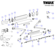 Carica l&#39;immagine nel visualizzatore di Gallery, Ricambi tendalino a parete Thule Omnistor 5002
