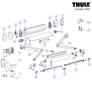 Ricambi tendalino a parete Thule Omnistor 5002