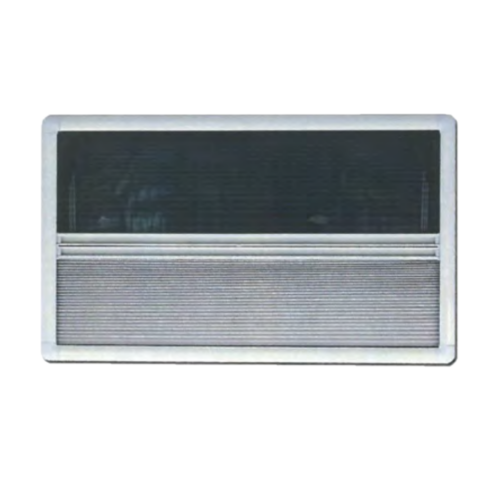 Polyvision Window Black Sceenprint oscurante plissettato