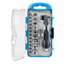 Carica l&#39;immagine nel visualizzatore di Gallery, Set cricchetto con inserti a bussola
