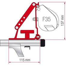 Carica l&#39;immagine nel visualizzatore di Gallery, Kit montaggio Fiamma per tendalini F35 su barre auto
