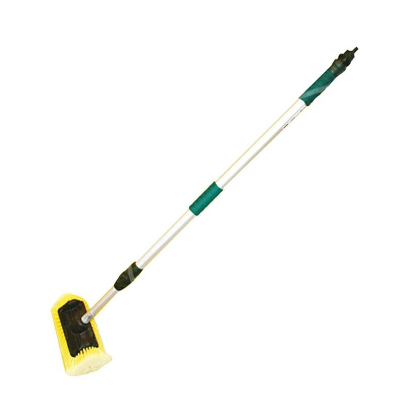 Spazzolone scopa telescopico con spazzola a setole laterali