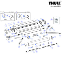 Carica l&#39;immagine nel visualizzatore di Gallery, Ricambi tendalino a tetto Thule Omnistor 6200 da 2,6 a 3,5 metri
