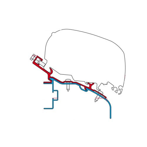 Adapter elddis staffa per Tendalini Fiamma F80/F65