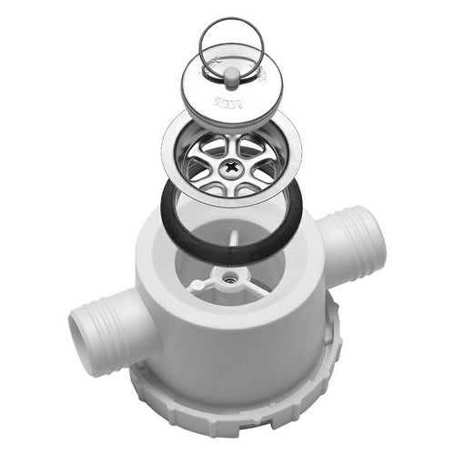 Sifone a scarico doppio per lavelli Dometic