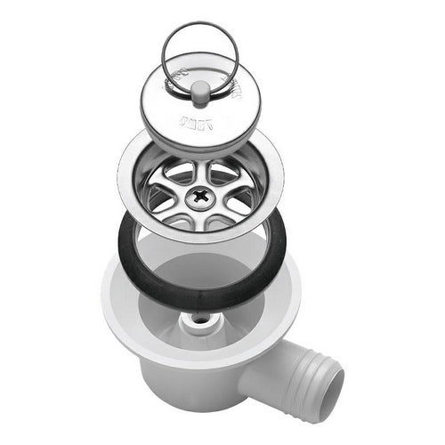 Sifone a scarico angolato per lavelli Dometic